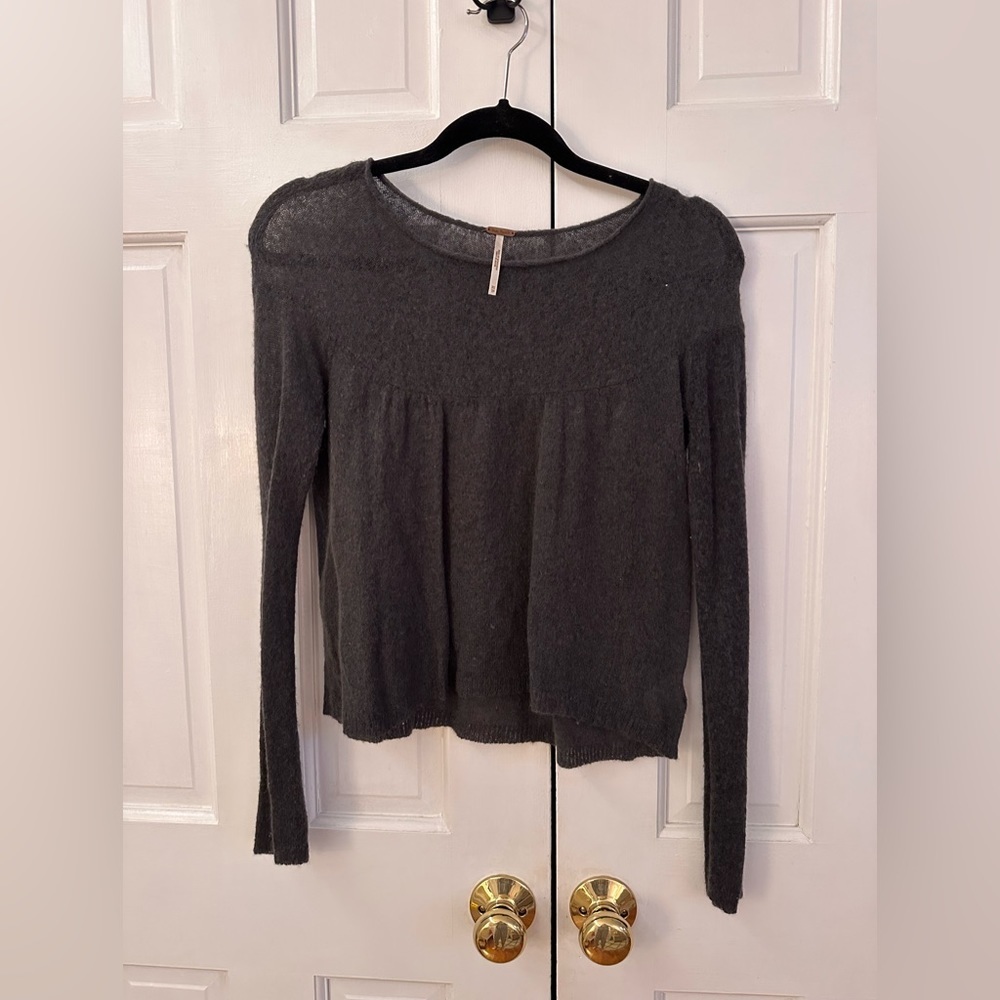 Free People Sweater Grey